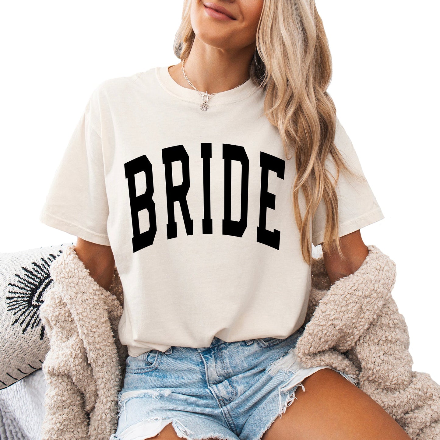 Bride Mrs Honeymoon Comfort Colors Garment Dyed T Shirt (condensed)