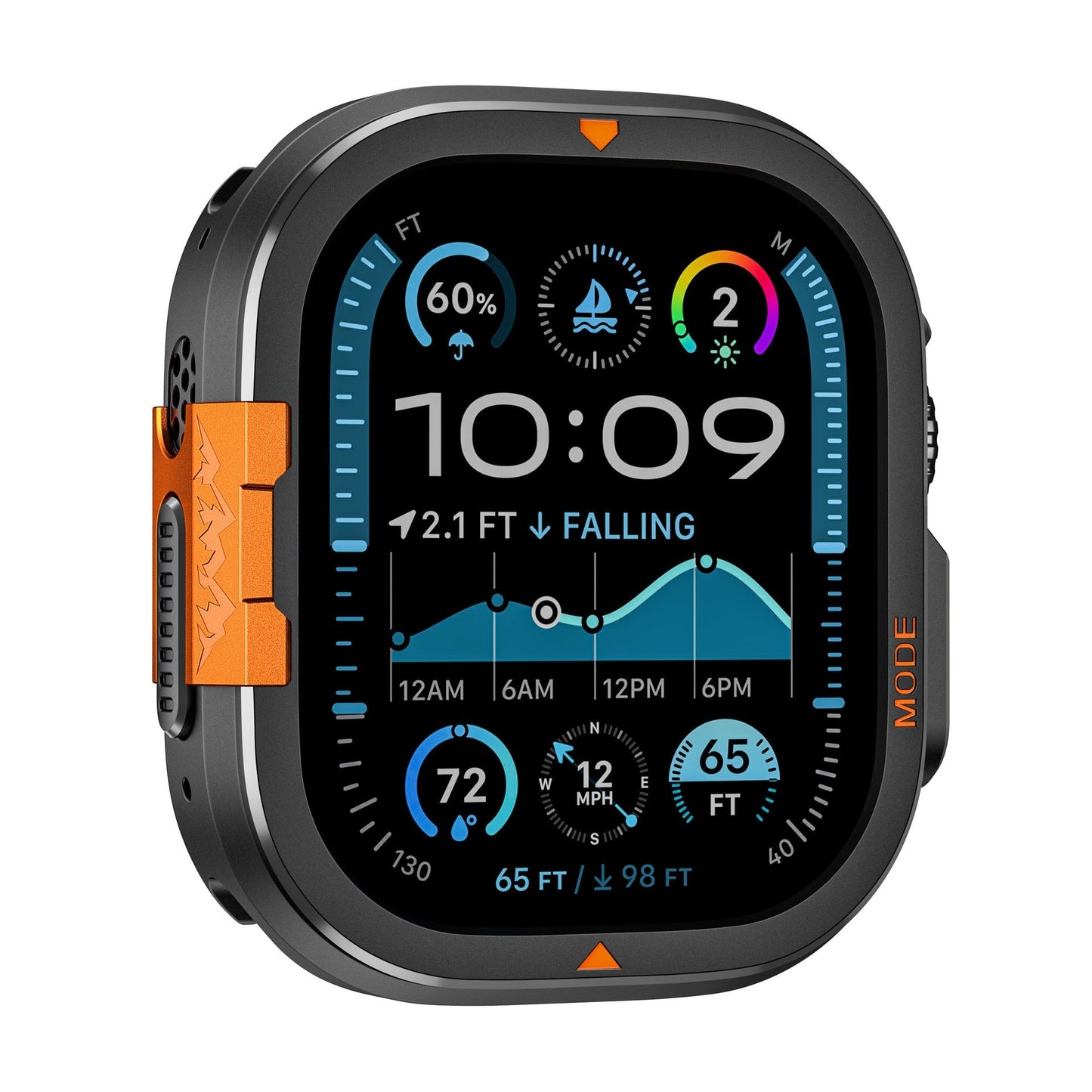 Apple Watch Zinc Alloy Electroplated Protective Case