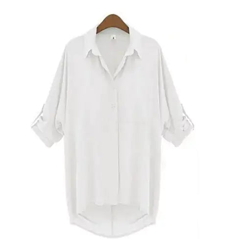 Chill With Me Chiffon Shirt - # WOAA21510016-PRG