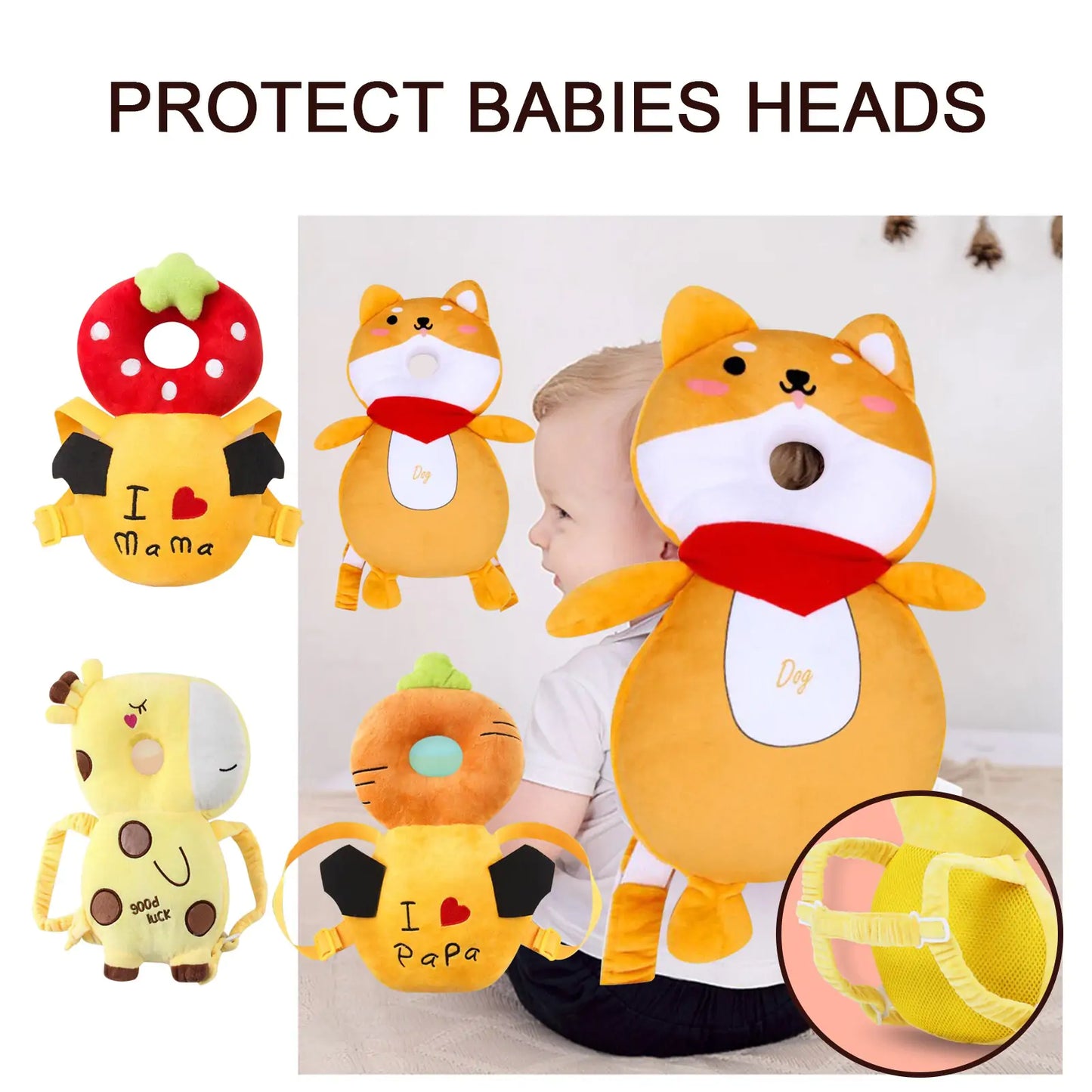 Baby Head Protector Pillow - # BAGEG117S10007