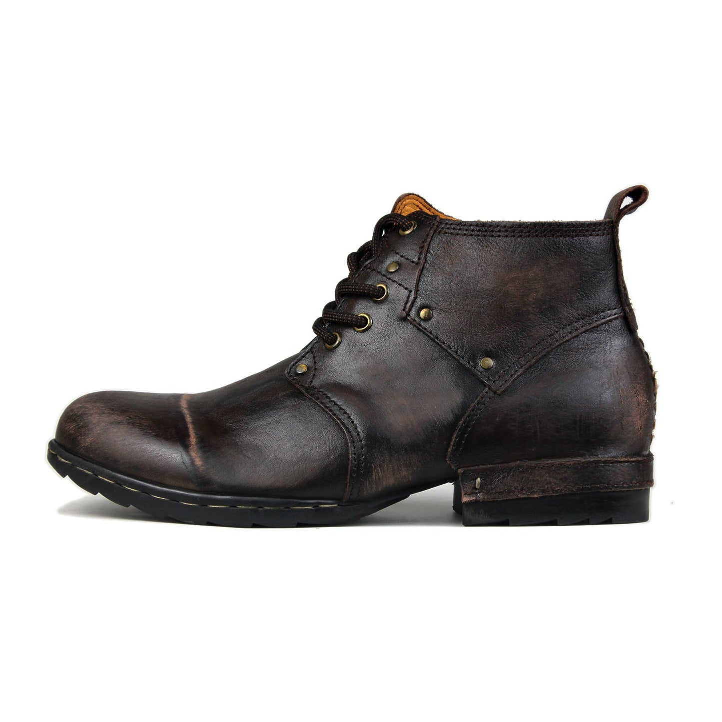 Men's Leather Ankle Boots OSS-6015-3-B-D