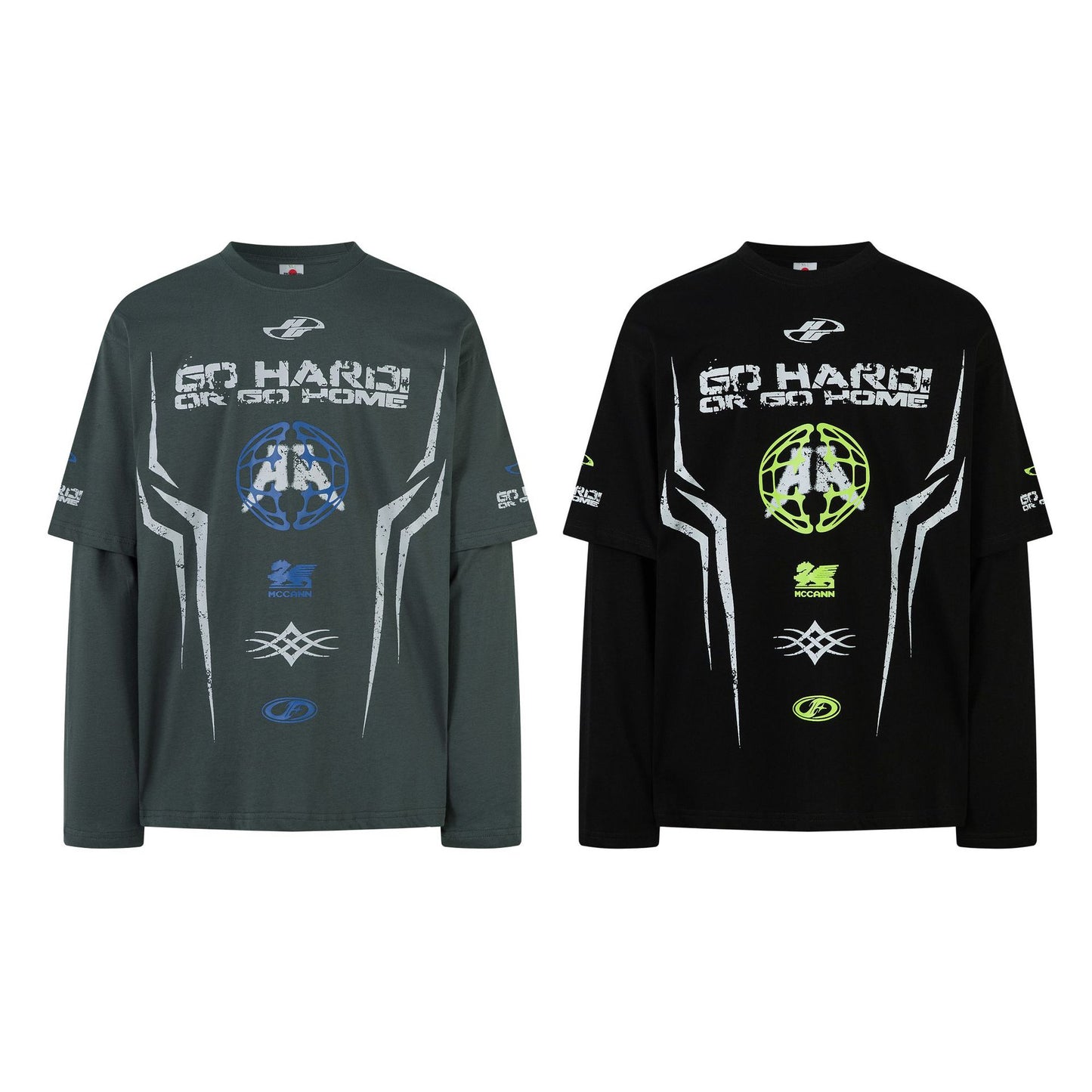 Retro Hip Hop Cotton Long Sleeve T-Shirt