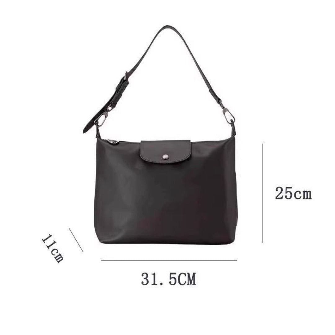 Hobo Underarm bag, boho grey women's bag, Crossbody shoulder bag, large capacity versatile women's hobo bag