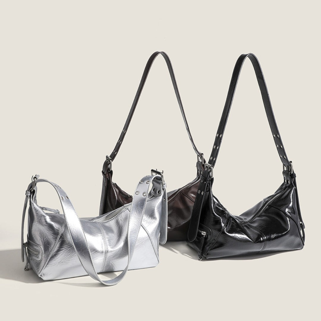 Small hobo bags for women Retro locomotive armpit bag, versatile shoulder handbag