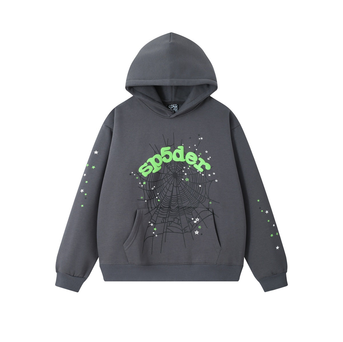 Loose fleece pullover with hood