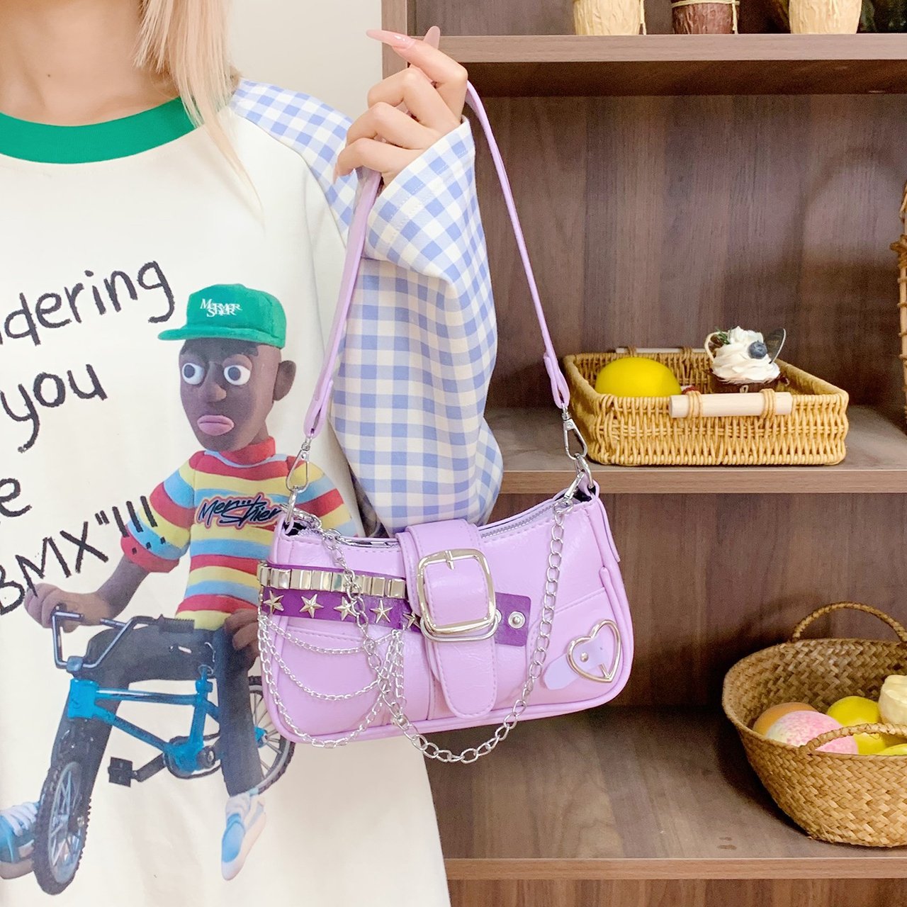 Hot girl underarm bag