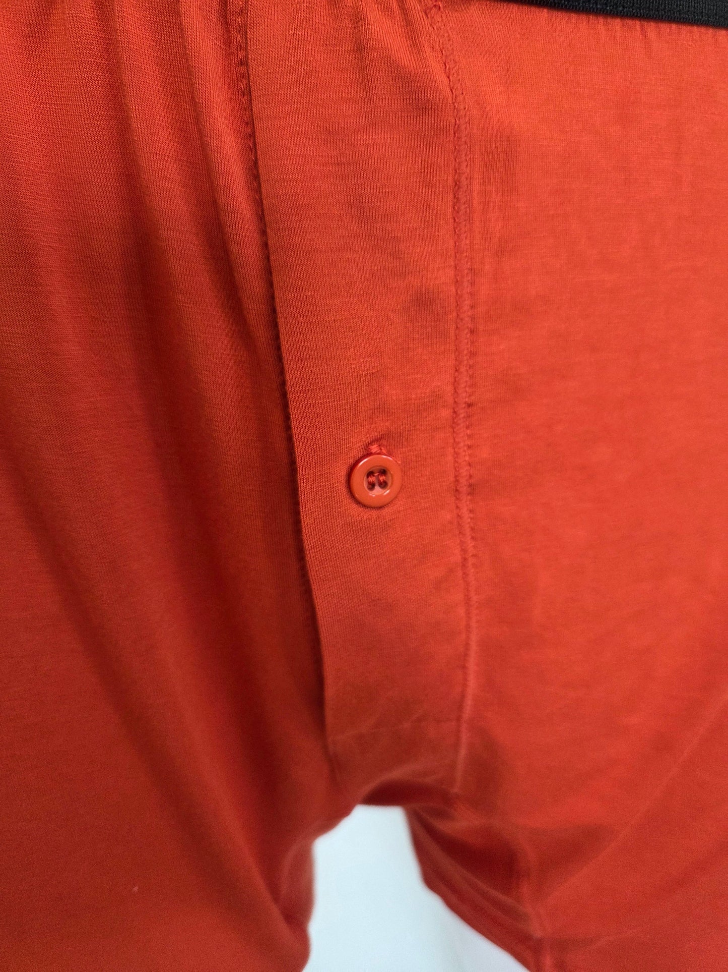 Men's Orange 95% Viscose from Bamboo Boxer Shorts