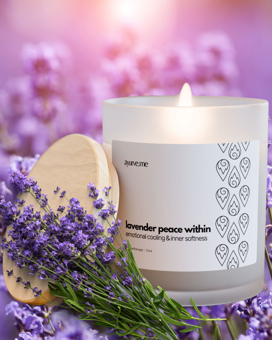 Lavender Peace Soy Candle | Peace-Within Aromatherapy for Calm & Sleep – 11 oz