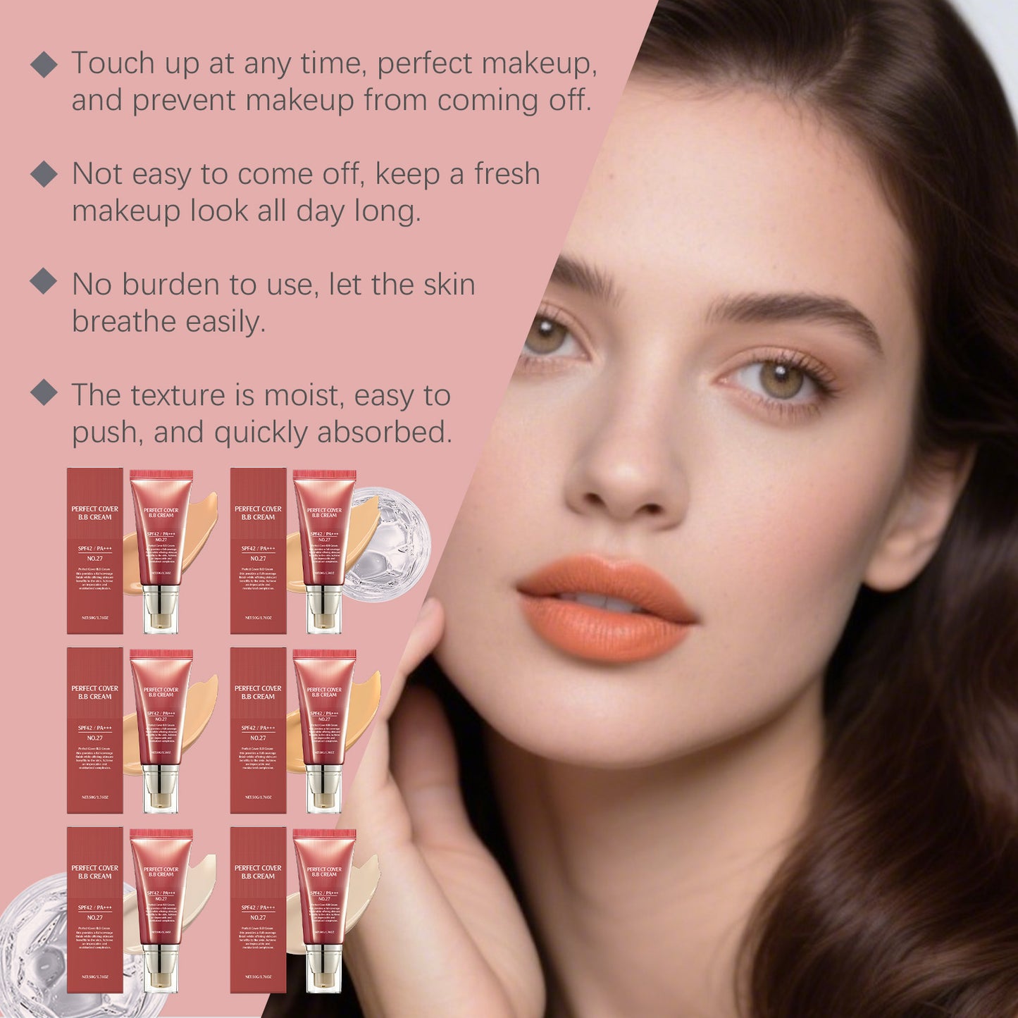 Moisturizing lightweight and smooth matte concealer BB cream