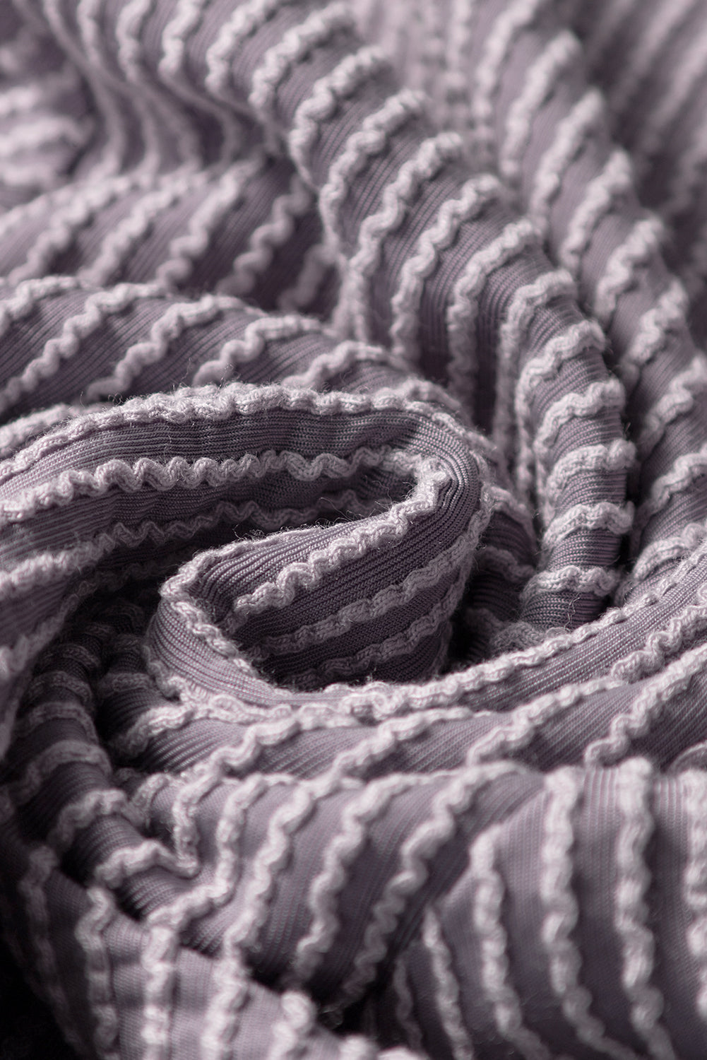 Solid Corded T-Shirt and Pants Set