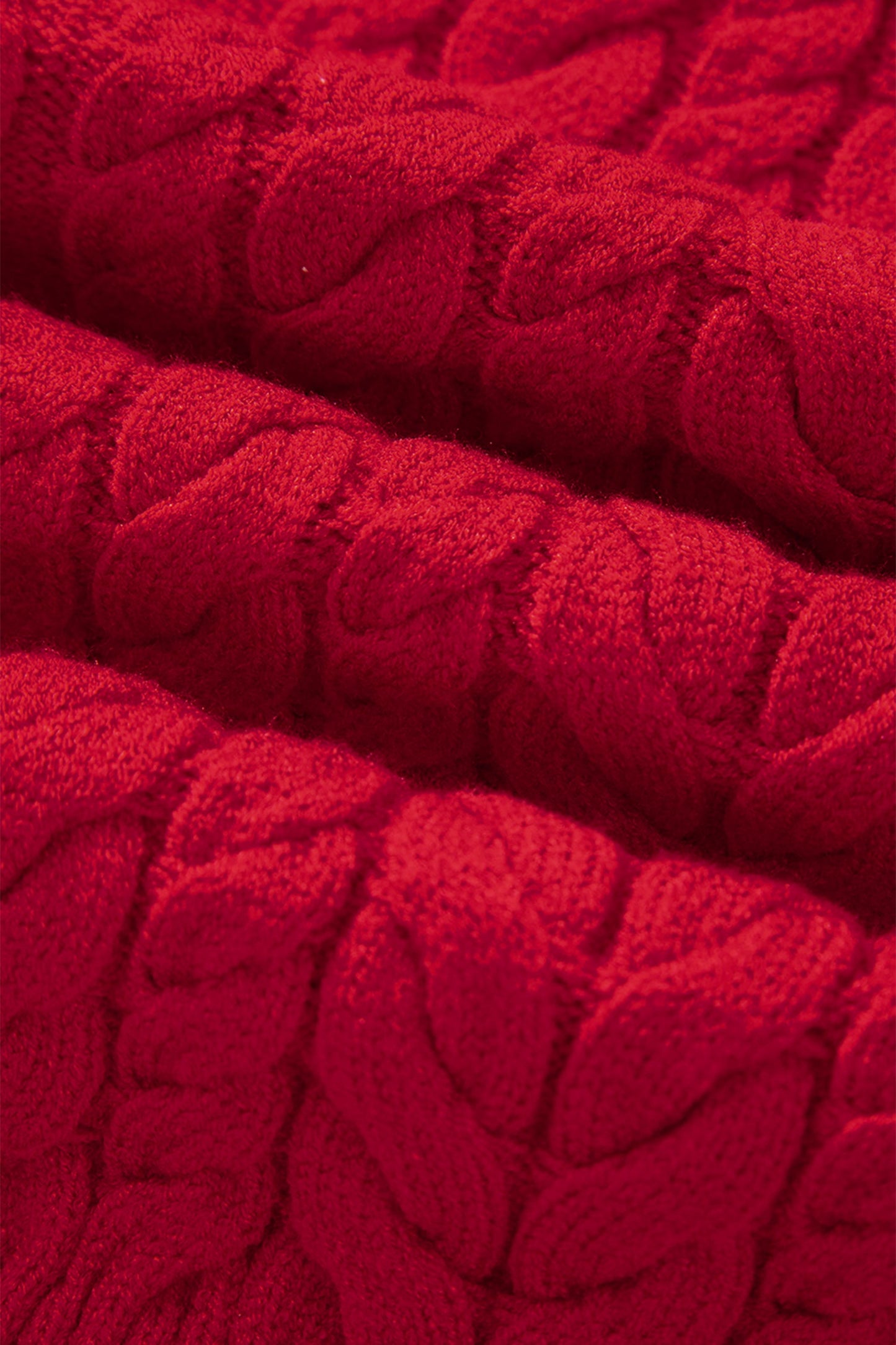 Cable Knit Long Sleeve Sweater