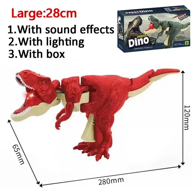 Hand Press Tyrannosaurus Rex Dinosaur Toys - # BOT&G512610003
