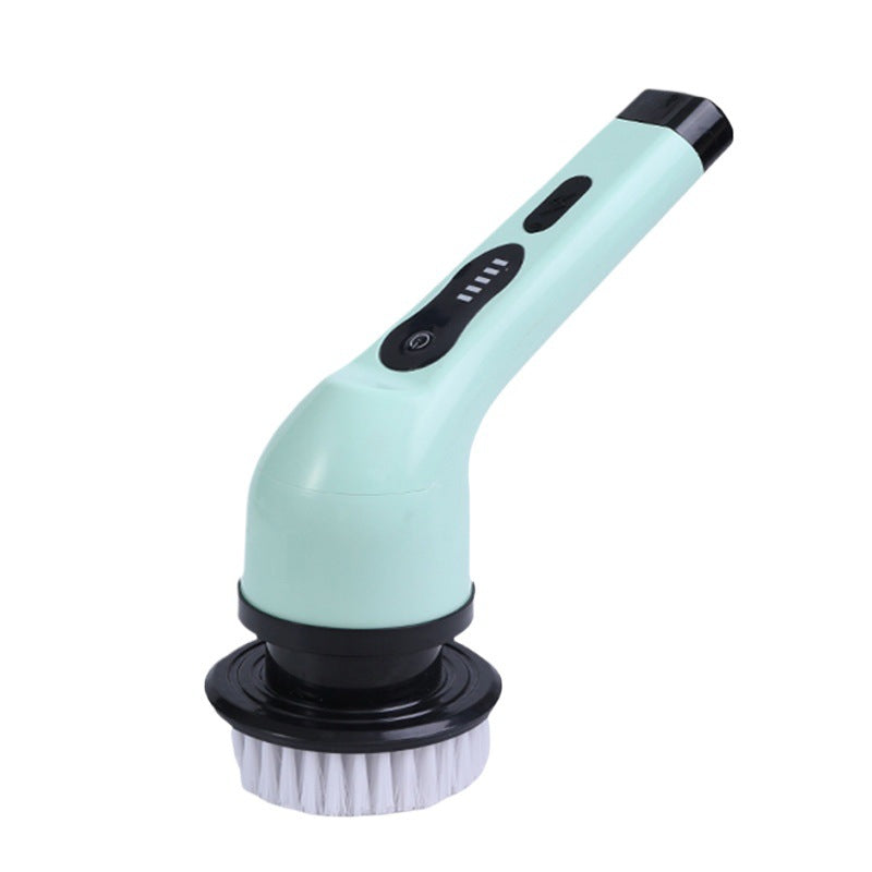 Rechargeable Electric Cleaning Brush with Interchangeable Heads