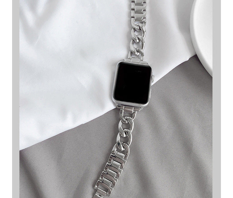 Chic Tweed Metal Premium Watch Strap for Apple Watch