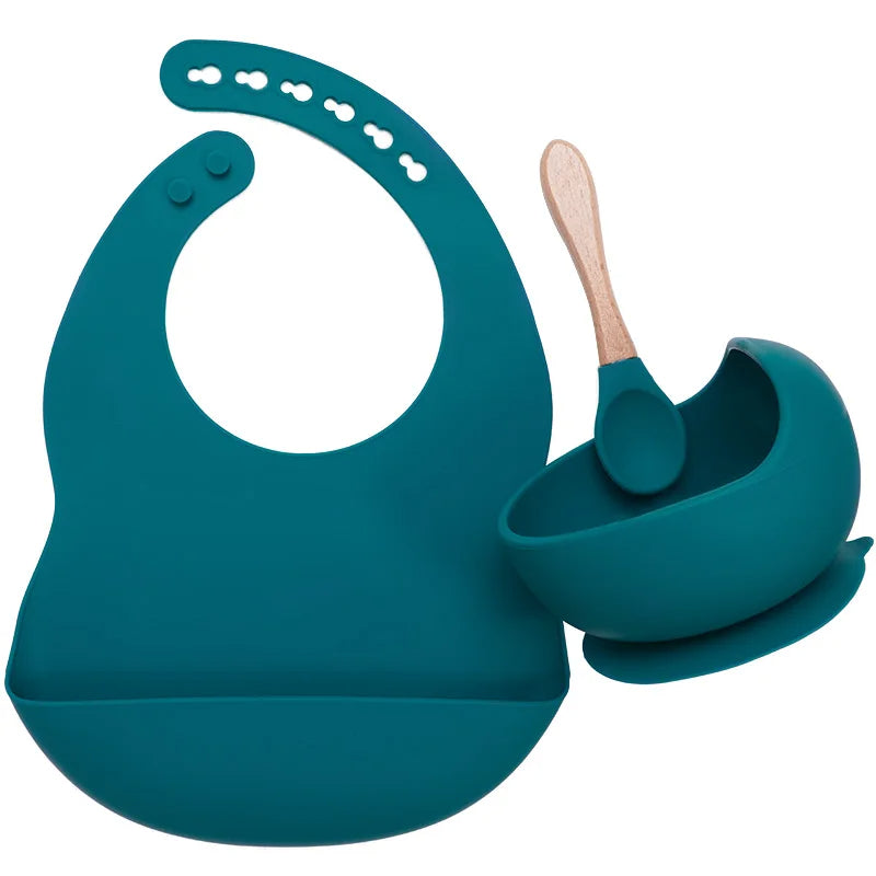 Silicone Baby Feeding Tableware Set - # BAGE21110001