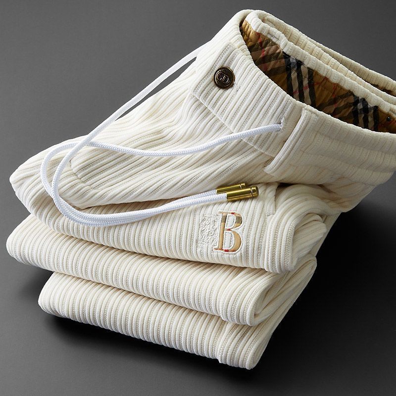 Flannel jogging pants