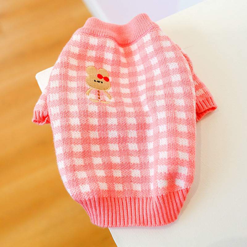 Pet Sweater for Dogs and Cats, Winter Wool Knitwear