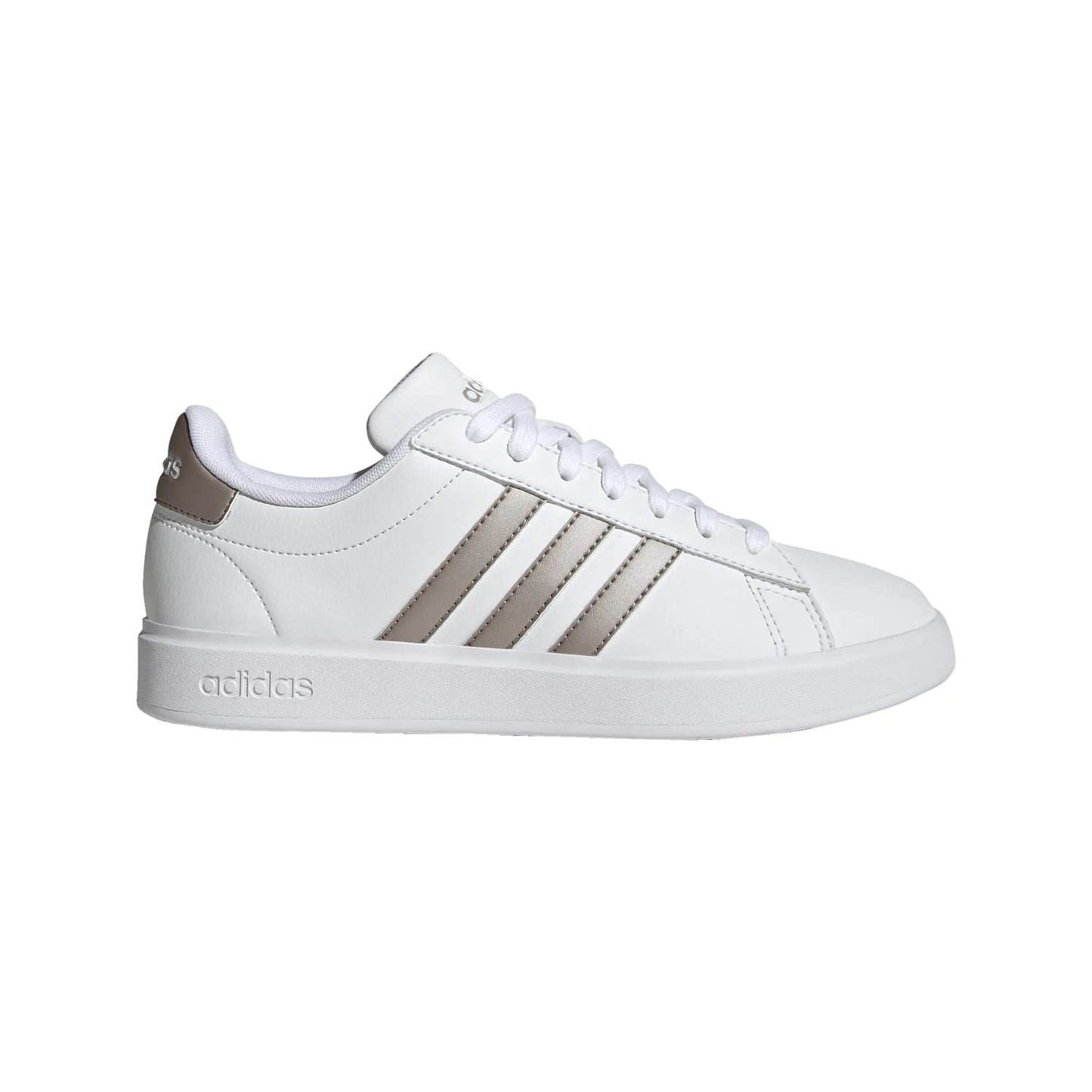 adidas Women's Sneakers 7.5 White/Platin Metallic/Platin Metallic - # GIAA73710001