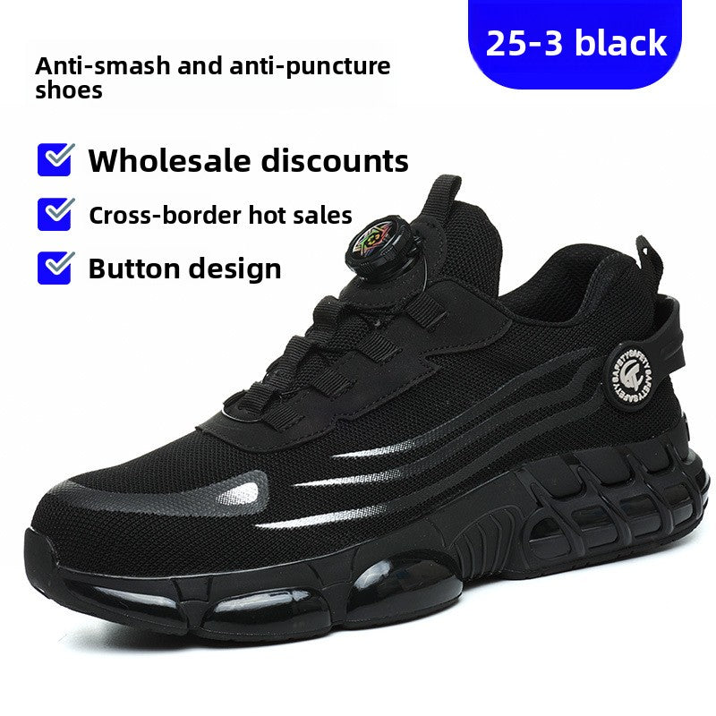 Anti-slip and wear-resistant safety shoes