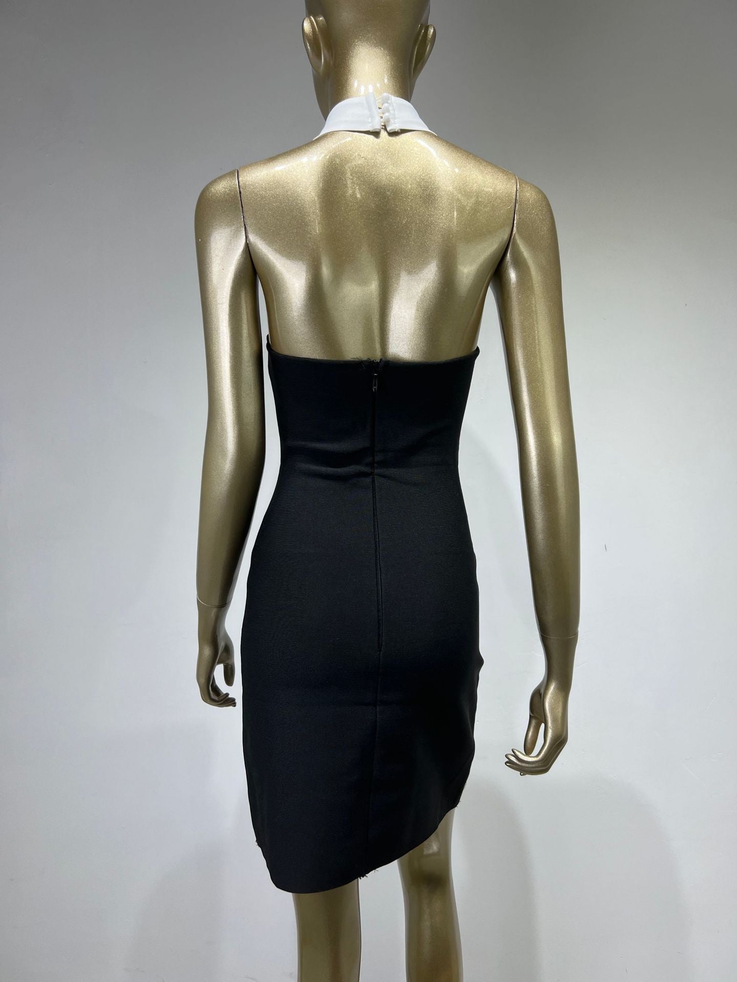 Backless Black Dress
