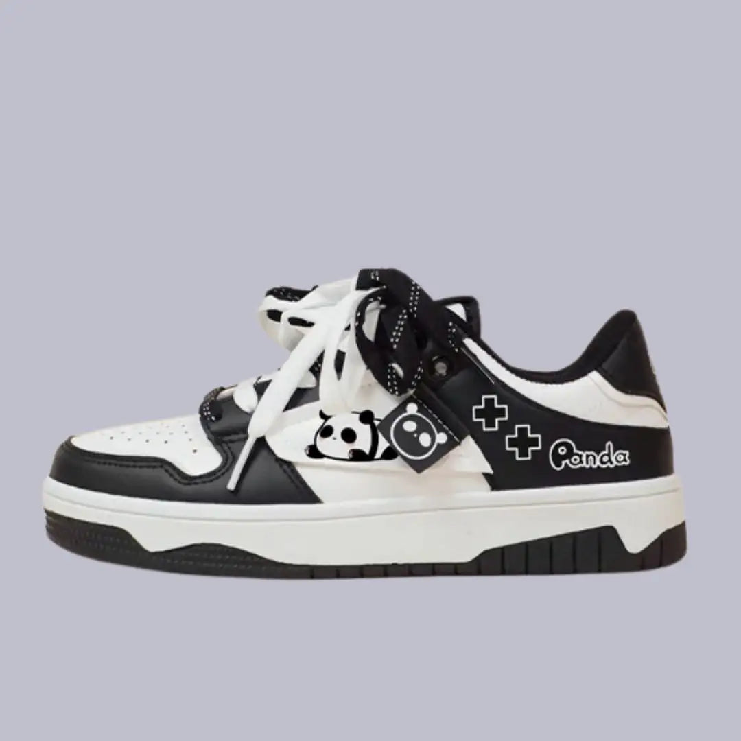 Kawaii Panda Chunky Shoes - # BOAA73510009