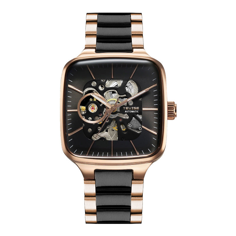 Tevise Square Automatic Mechanical Men's Watch