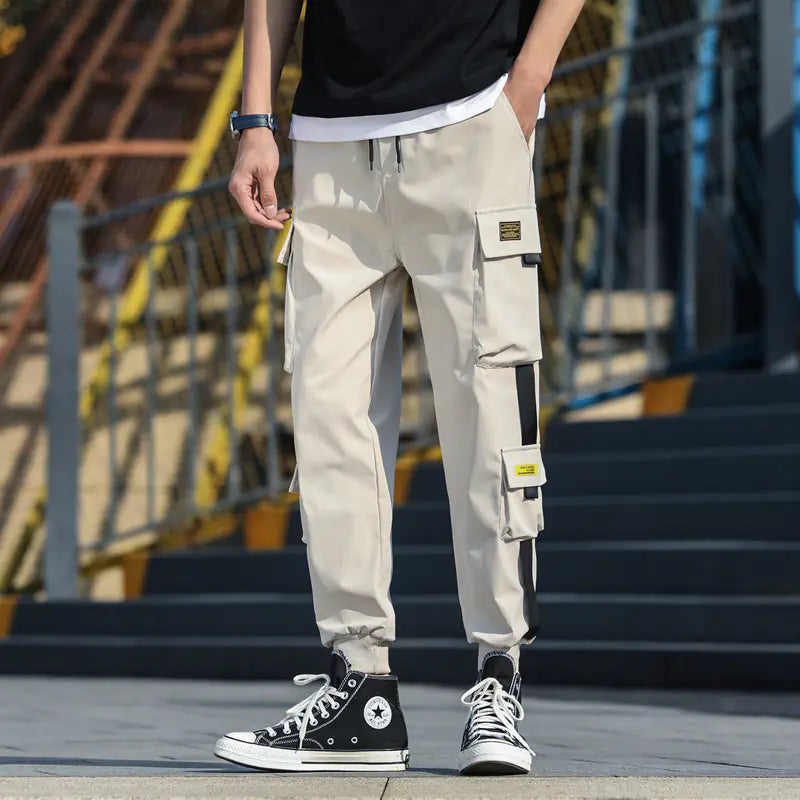 Cropped Cargo Trousers - # BOAA13410026