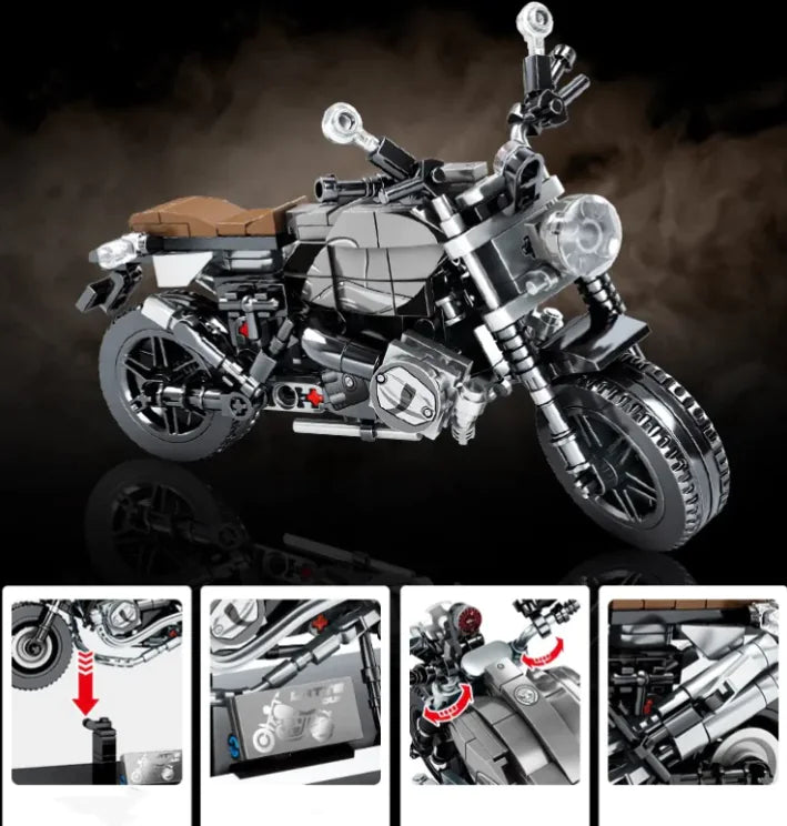 Children's Motorcycle Building Block Ornaments - # BOT&G52710008
