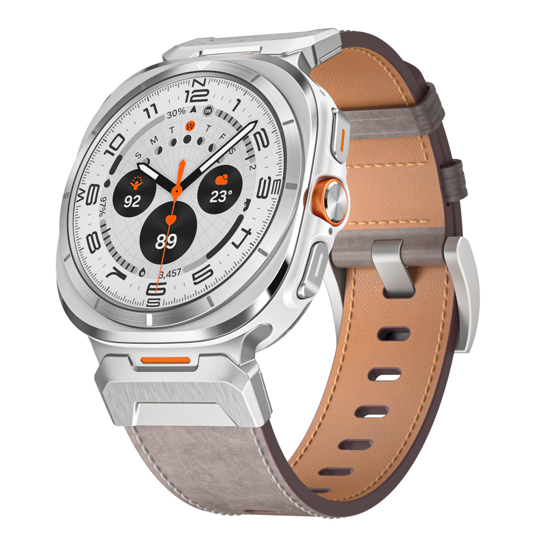 Tactical Leather Band For Galaxy Watch 20mm