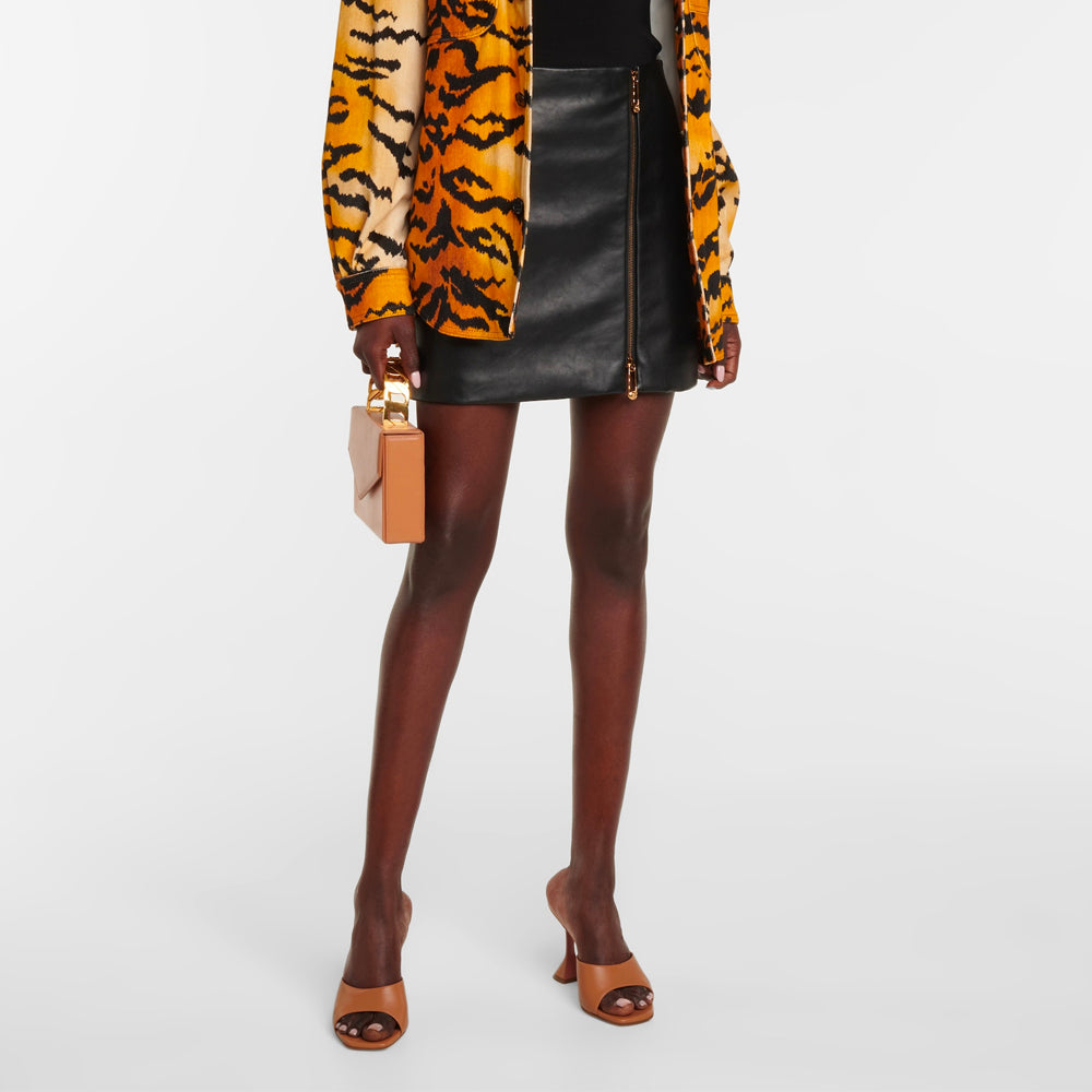 Triangular Square-Toe Open-Toe Sandals