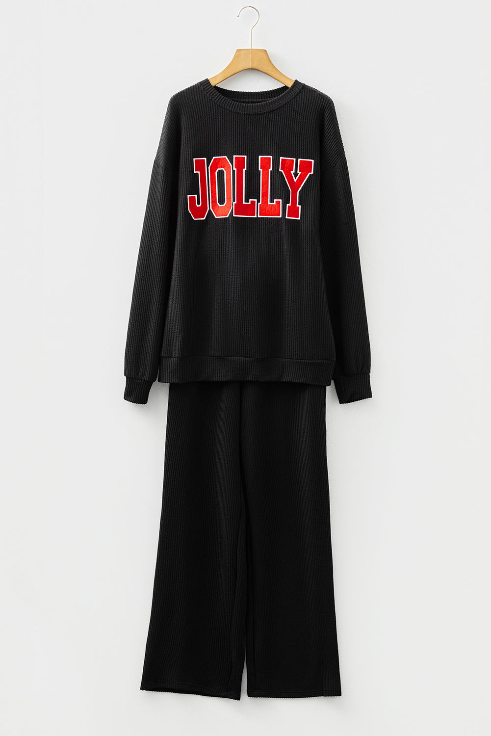 JOLLY Corded Top and Pocketed Pants Set
