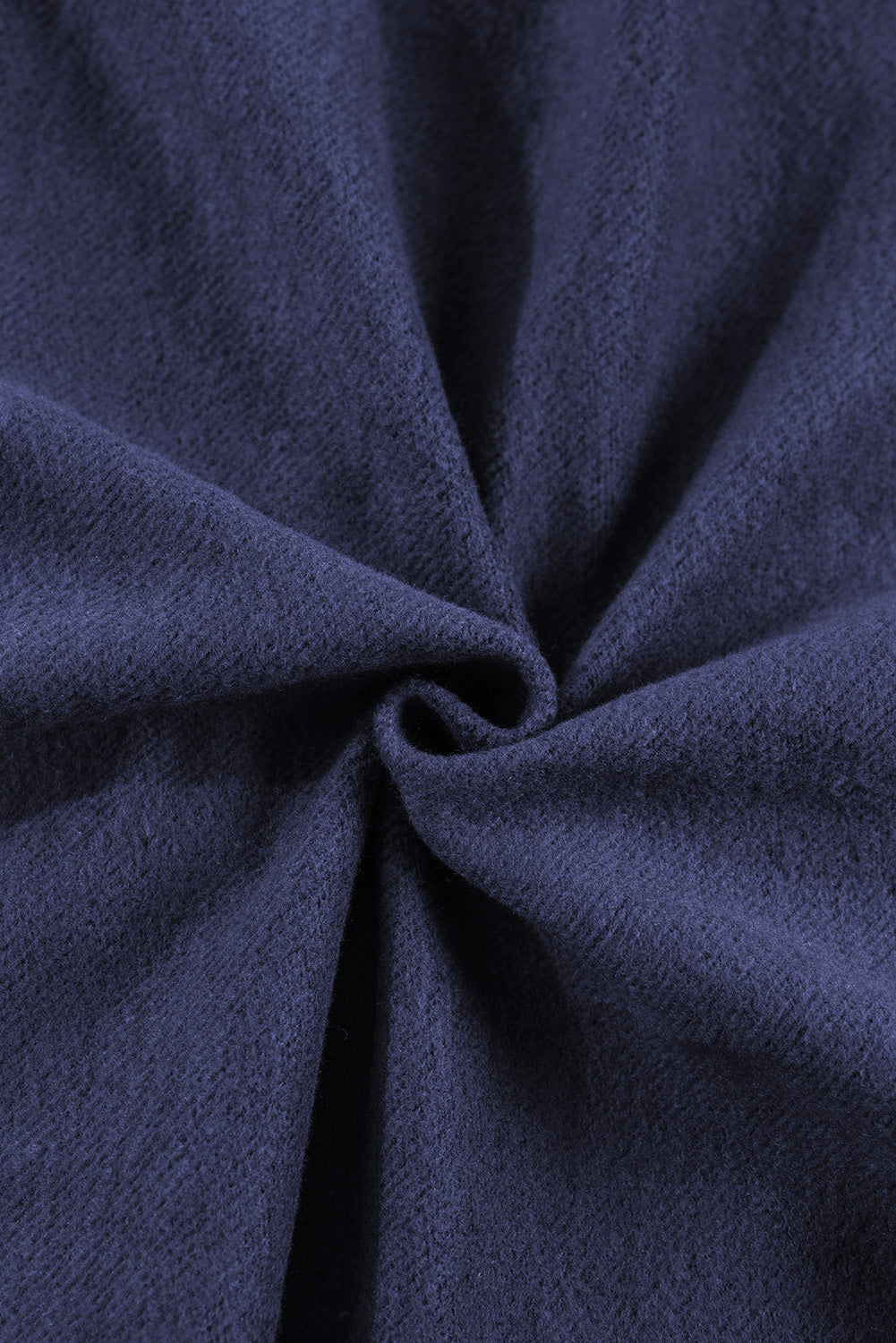 Solid Fleece-Lined Half-Zip Up Collar Sweatshirt