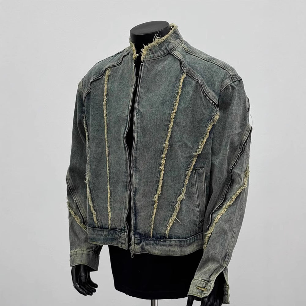 Vintage denim jacket for men