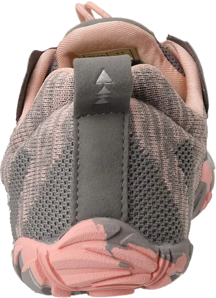 Joomra Women's Minimalist Trail Running Barefoot Shoes | Wide Toe Box | Zero Drop 9-9.5 W20 | Pink Grey - # GIAA73110003