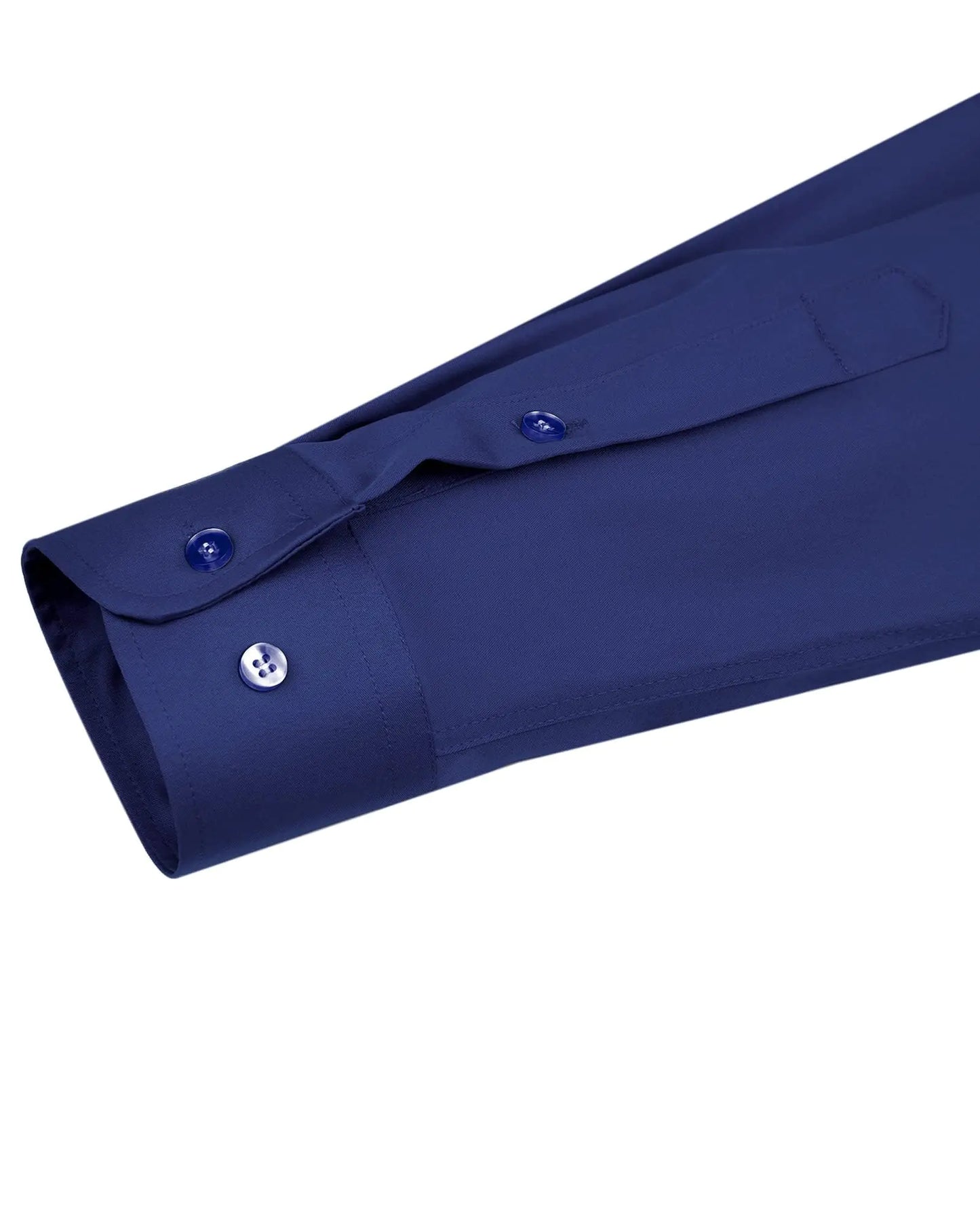 J.VER Boy's Long Sleeve Dress Shirts Solid Stretch Wrinkle-Free Shirt Kids Casual Button Down Shirts Navy Blue 6 Years - # BOAA11510017