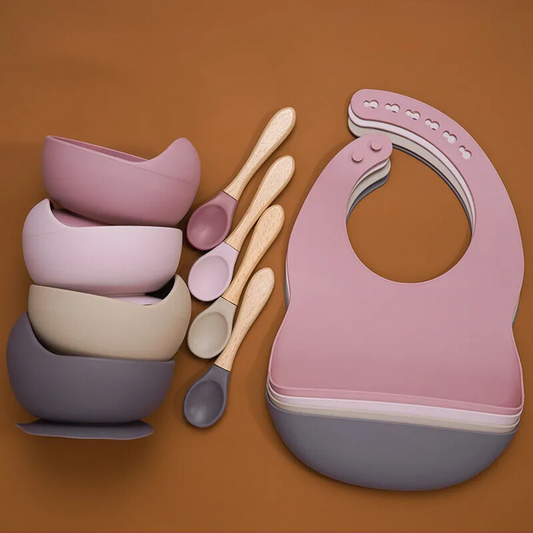 Silicone Baby Feeding Tableware Set - # BAGE21110001