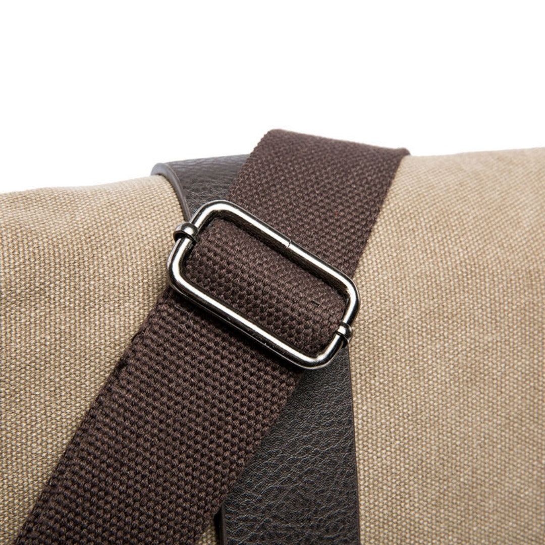 Men's shoulder bag, travel leisure crossbody bag canvas, student bag, men's crossbody bag