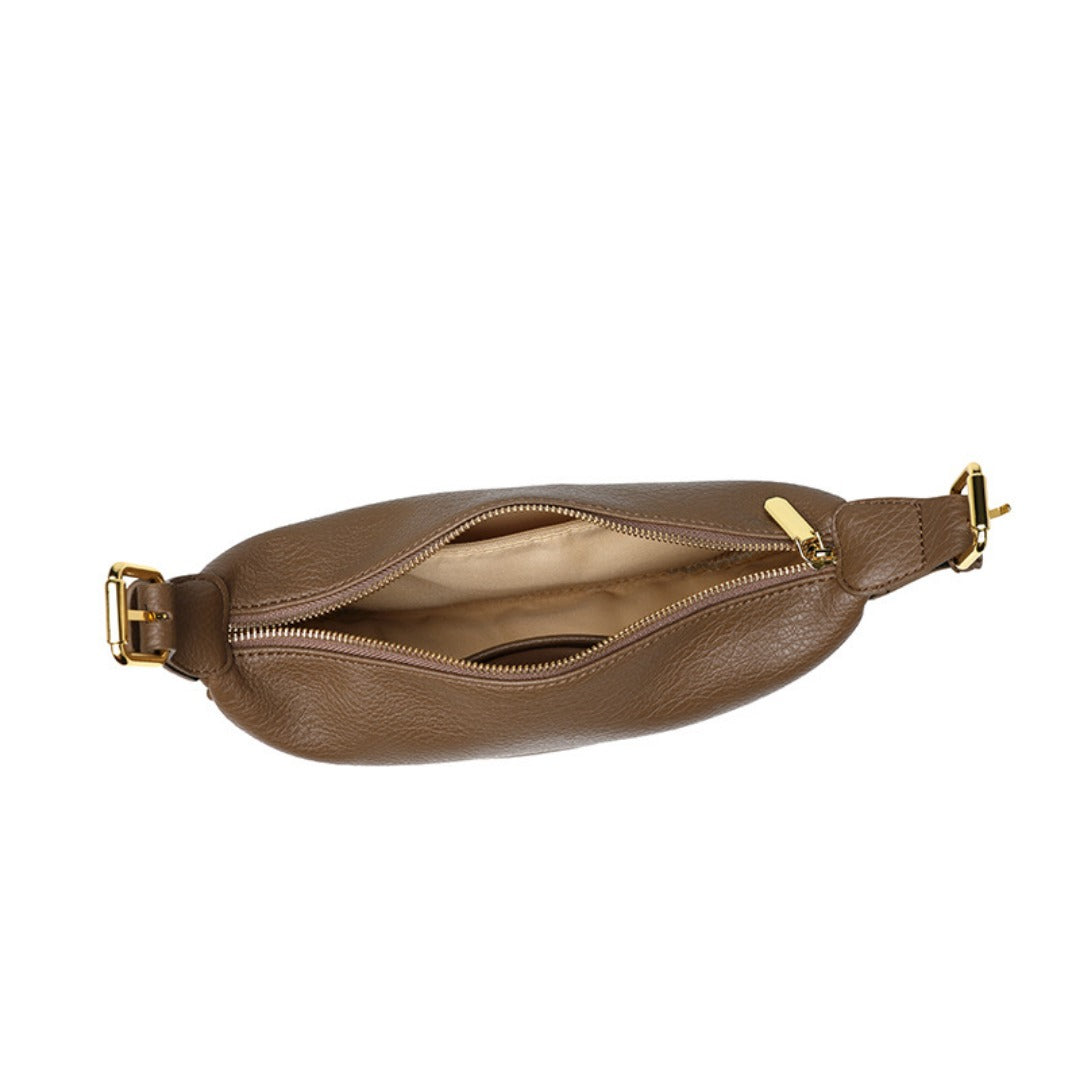 Small shoulder bag, female spring design hobo bag, fashionable versatile shoulder bag