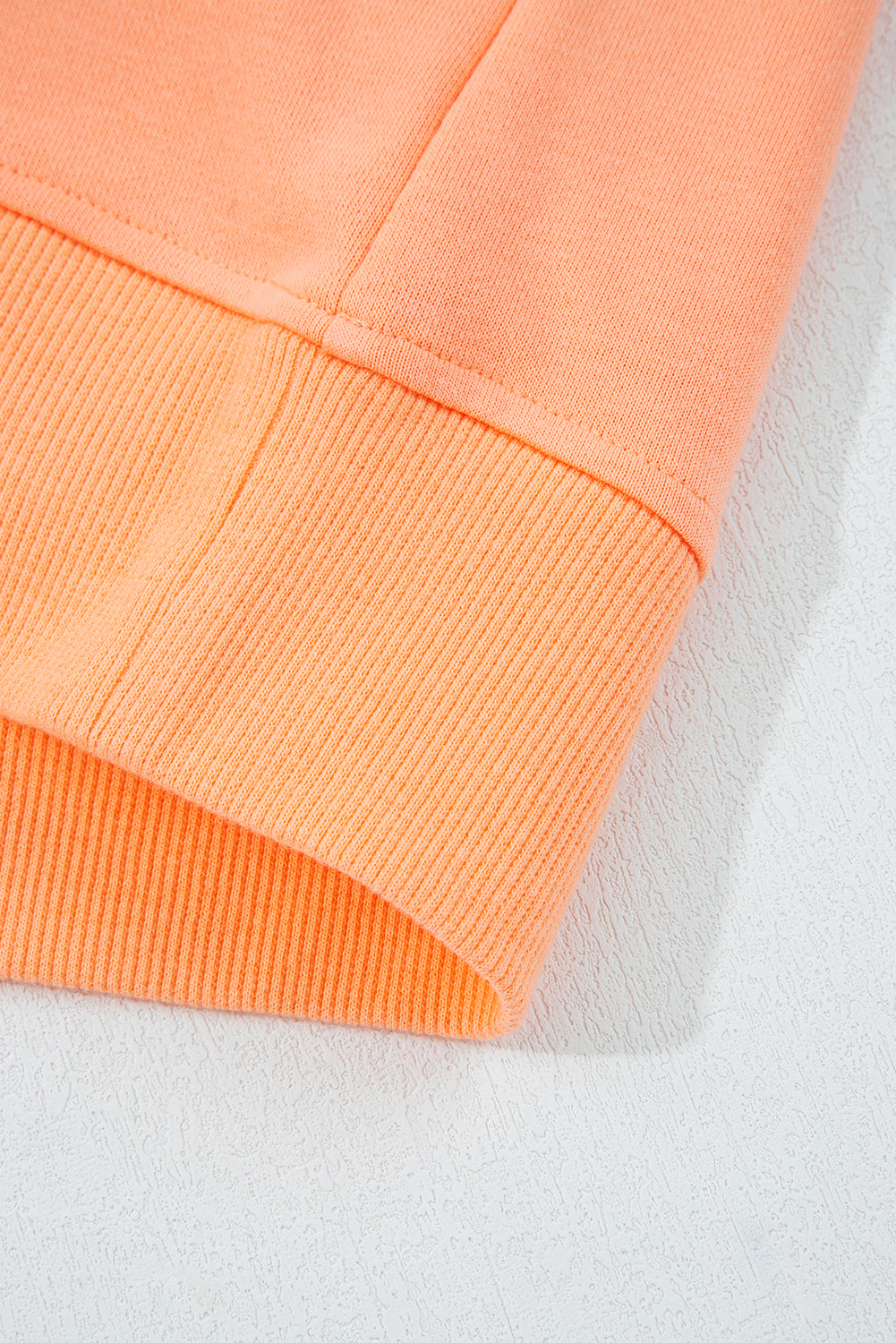 Plaid Floral Patchwork Kangaroo Pocket Hooded Top