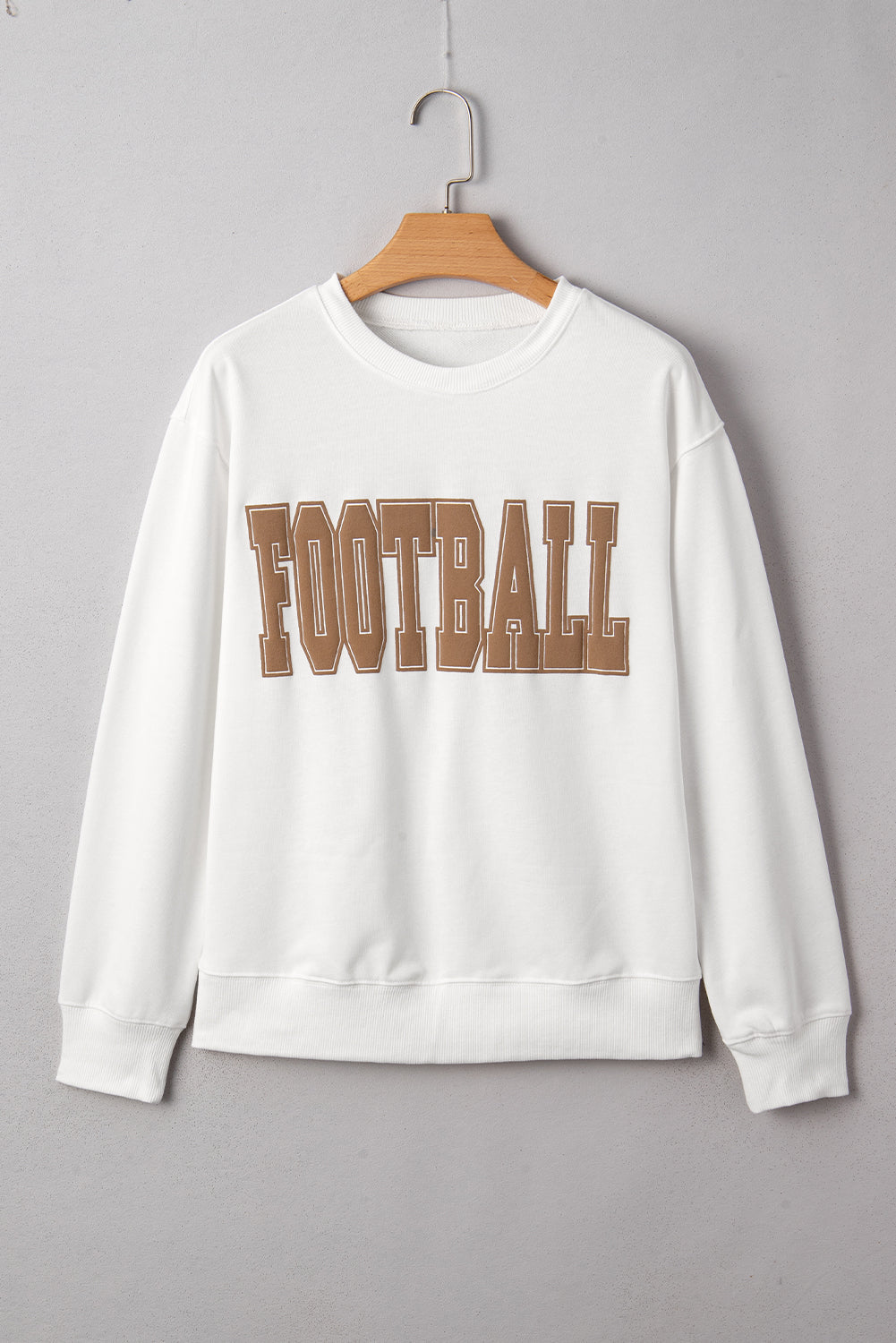 FOOTBALL Drop Shoulder Crewneck Sweatshirt