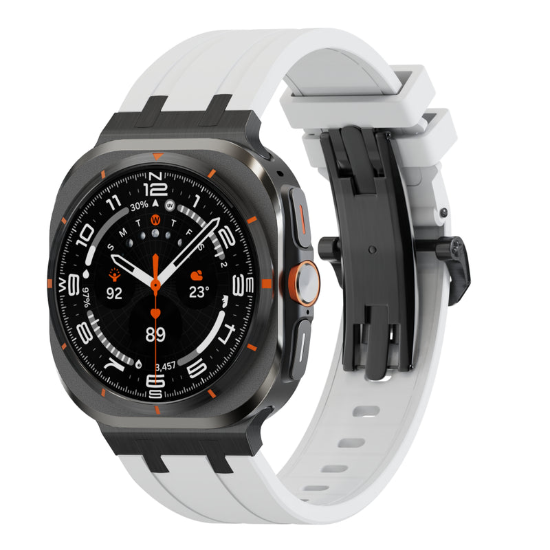 Luxury AP Butterfly Buckle Silicone Band For Galaxy Watch 20mm