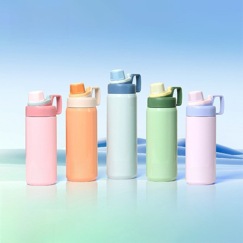 Portable Stainless Steel Insulated Water Bottle with Handle