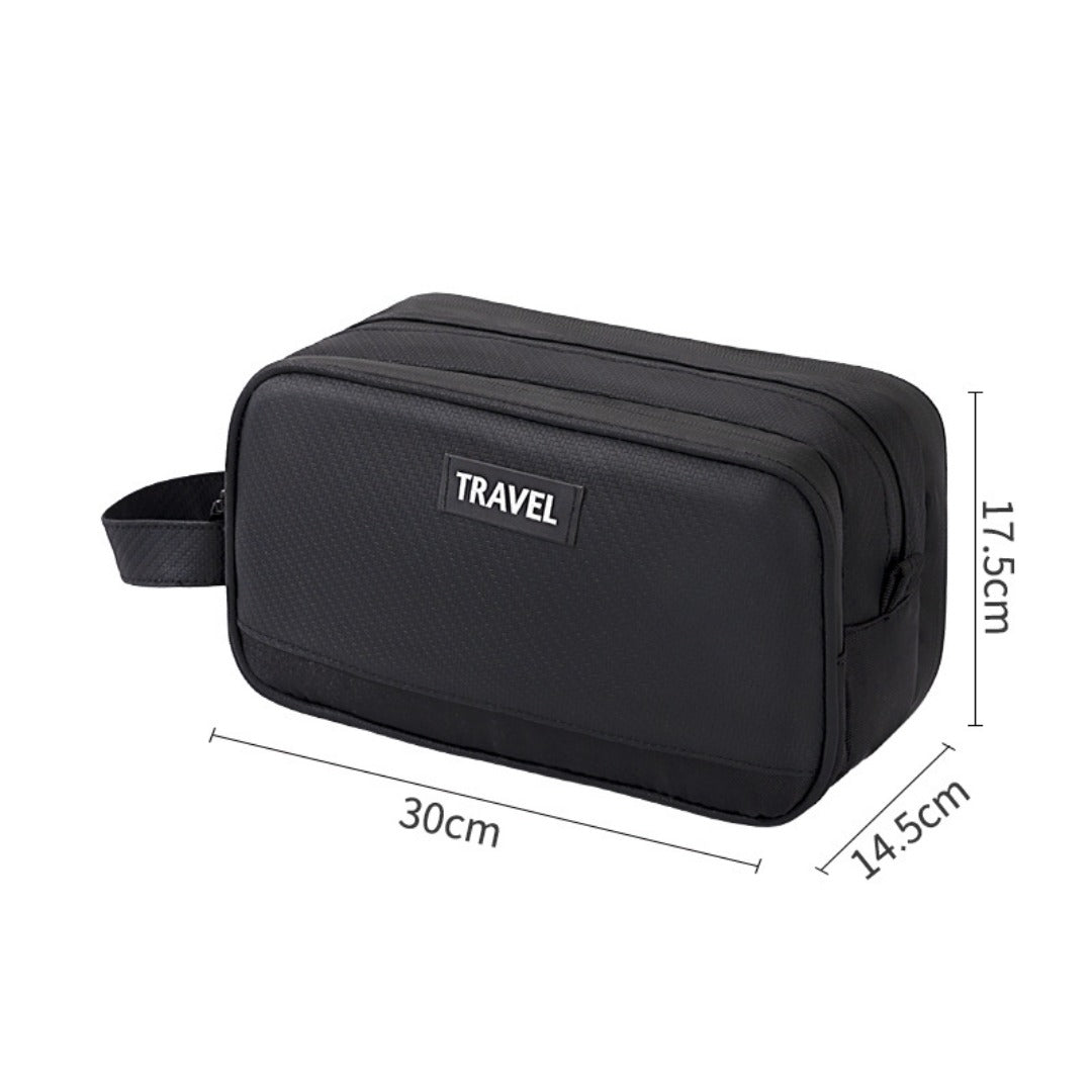 Cosmetic bag, business trip toiletries storage bag, three-layer dry and wet separation men's toilet bag, makeup bag organizer,Makeup bag with compartments,