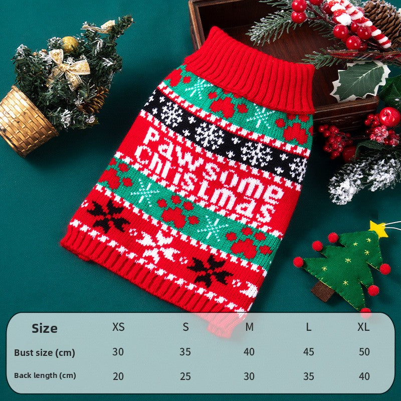 Knitted Pet Sweater for Small and Medium Dogs