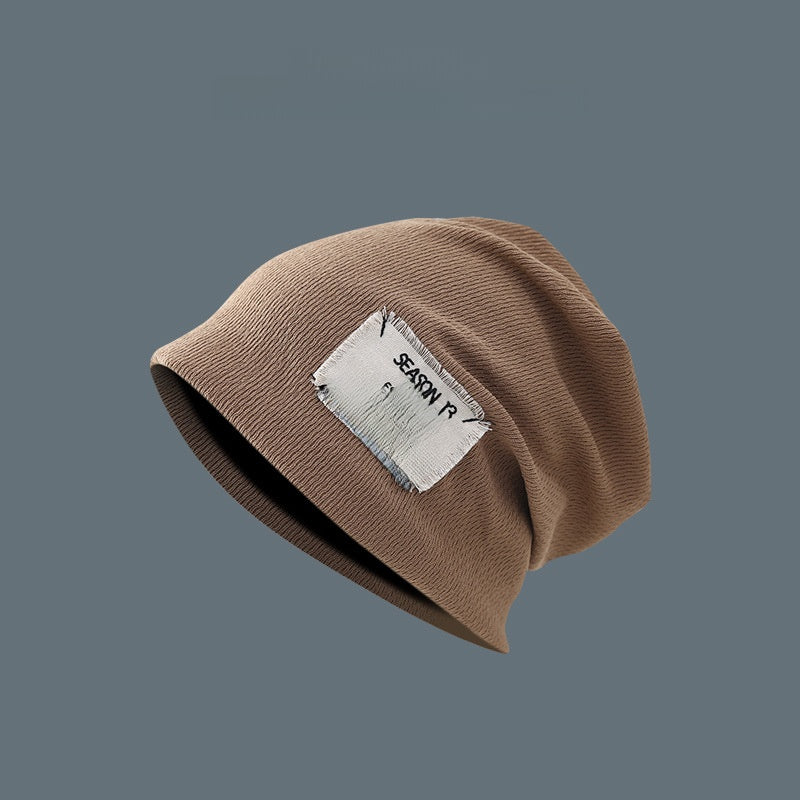 Women's Waffle Knitted Pullover Cap