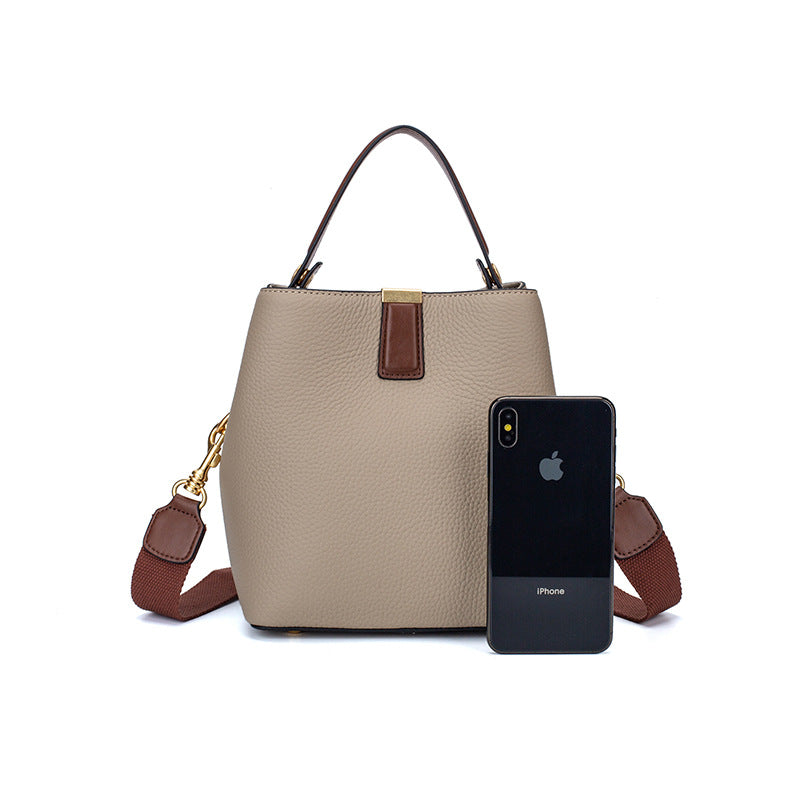 Tote Crossbody Bucket Bag for Women Simple Elegant Purse