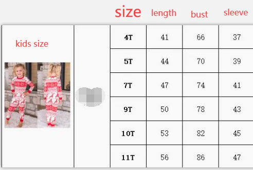 Christmas Pajamas Fall Family Set - # BOAA13710002