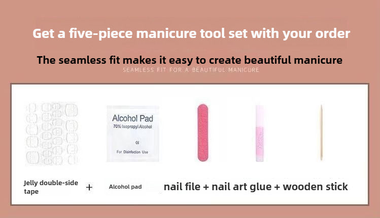 1025- Handmade press on nails fake nails removable