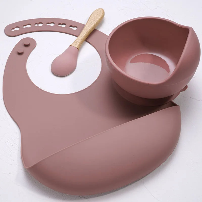 Silicone Baby Feeding Tableware Set - # BAGE21110001