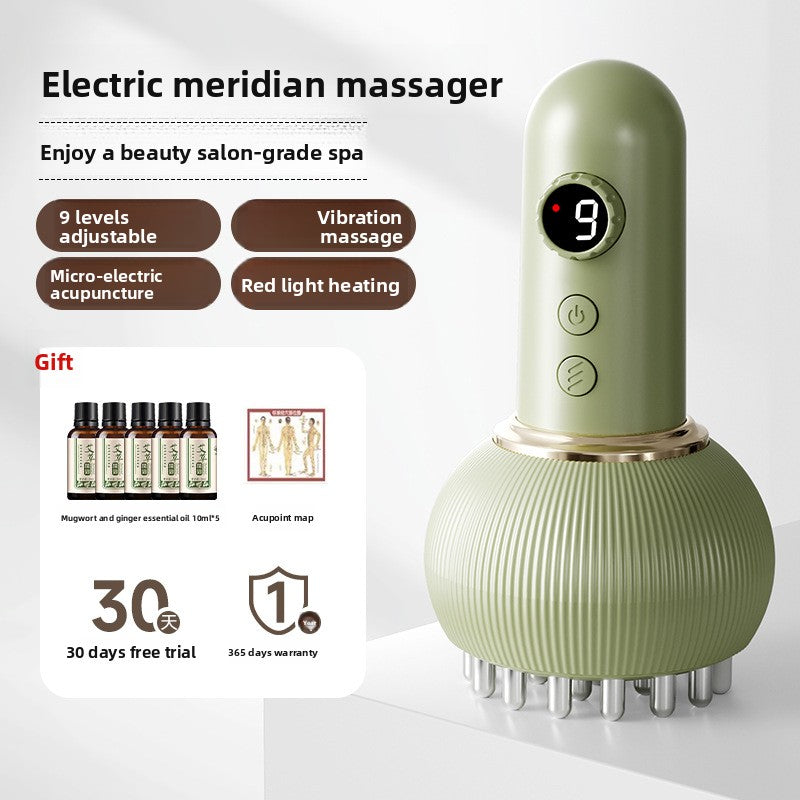 Electric Meridian Brush Abdominal Massage Device